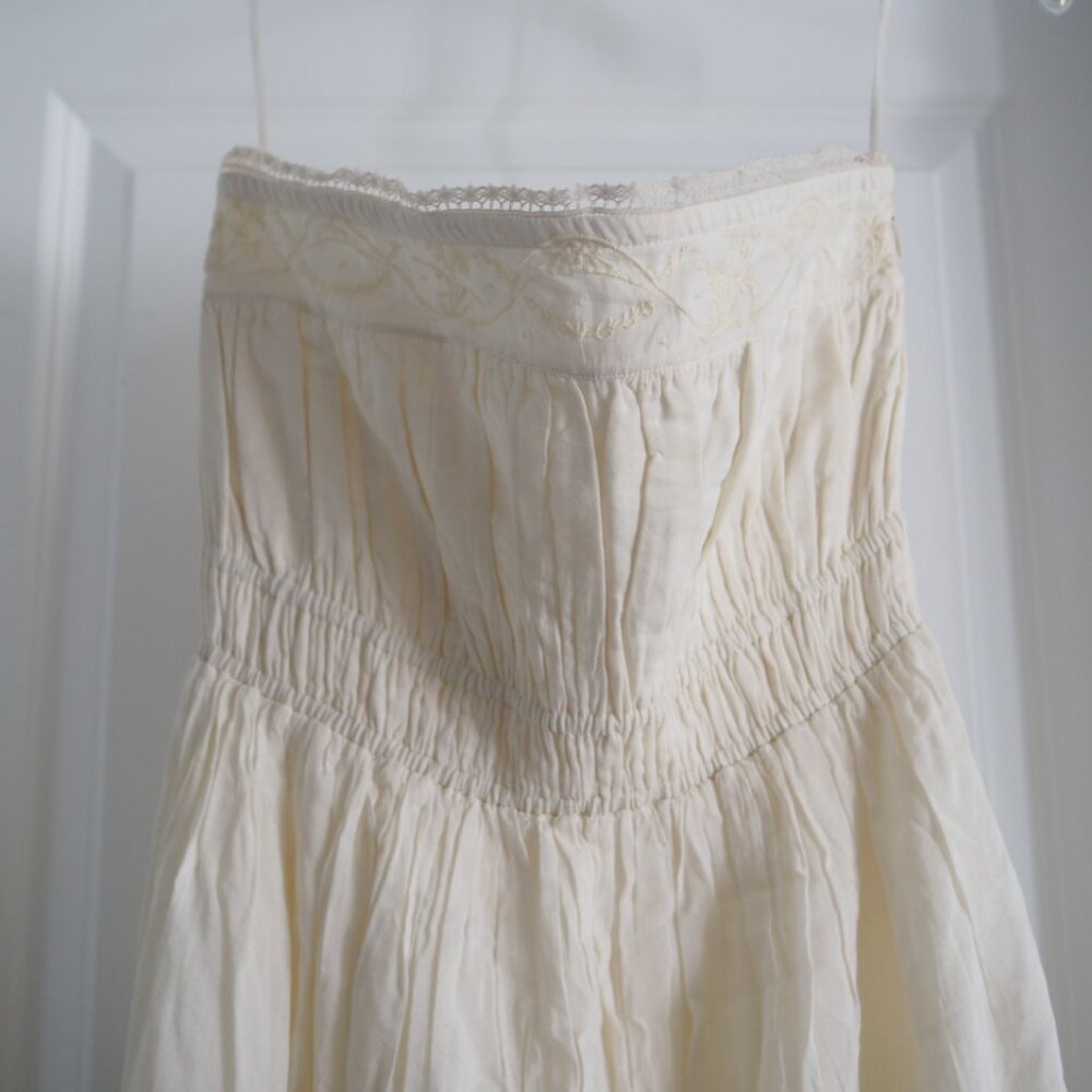 New With Tags POSSE Mylah Strapless Dress - Cream Sz Small - Picture 8 of 16